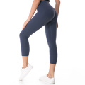 Calças de ginástica esportiva super elástica para ioga leggings de treino para mulheres Athletic Capris calça de agachamento à prova de calça